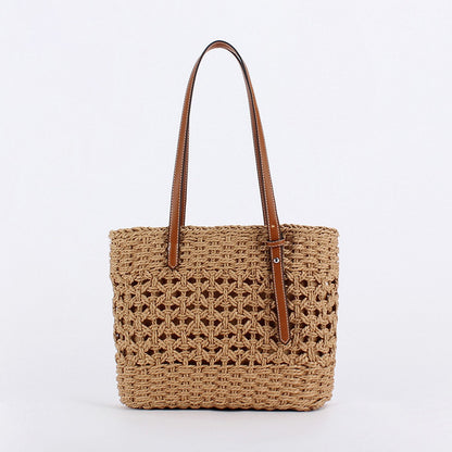 Hand-Woven Bag - Beige