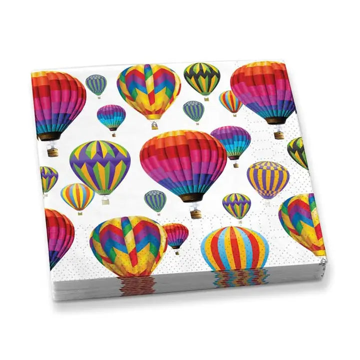 Beverage Napkins - Hot Air Balloons