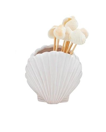 Shell Toothpick Caddy - Fan
