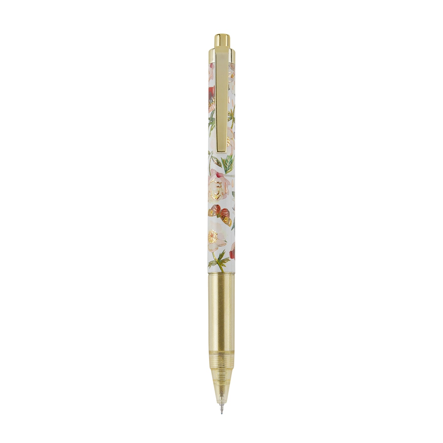 Bloom Travel Gel Pen with Sleeve - Red