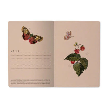 Notebook 8x6 - Butterflies and Berries