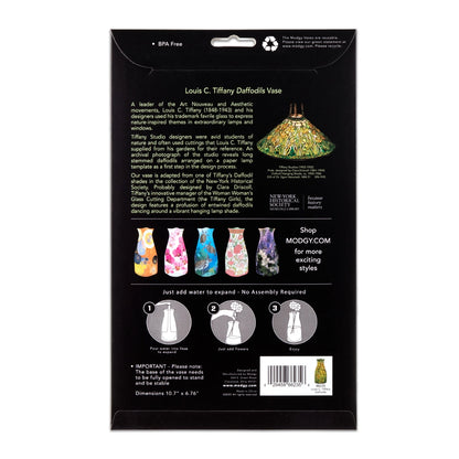 Expandable Flower Vase - Louis C. Tiffany Daffodils