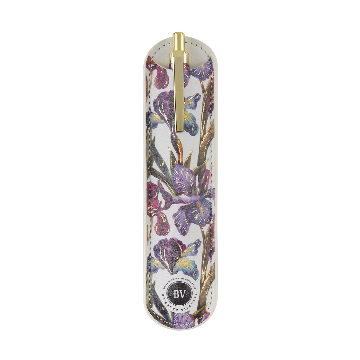 Bloom Travel Gel Pen with Sleeve - Purple
