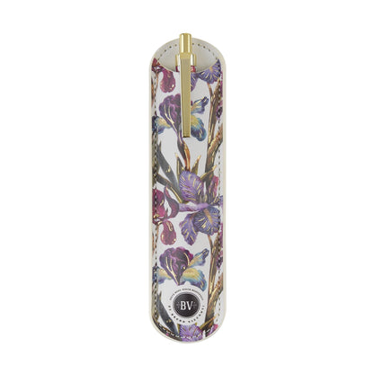 Bloom Travel Gel Pen with Sleeve - Purple