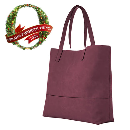 Taylor Tote - Merlot Suede