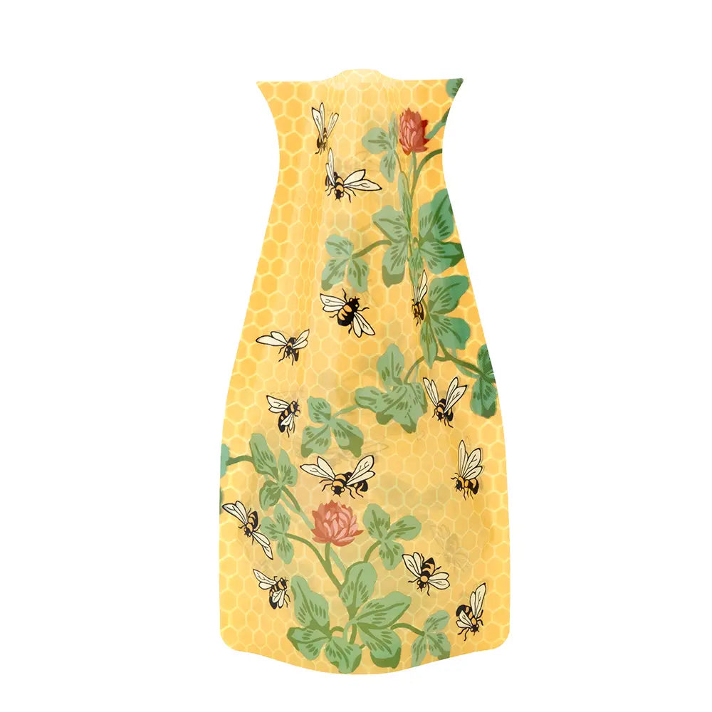 Expandable Flower Vase - Candace Wheeler Bees with Honeycomb