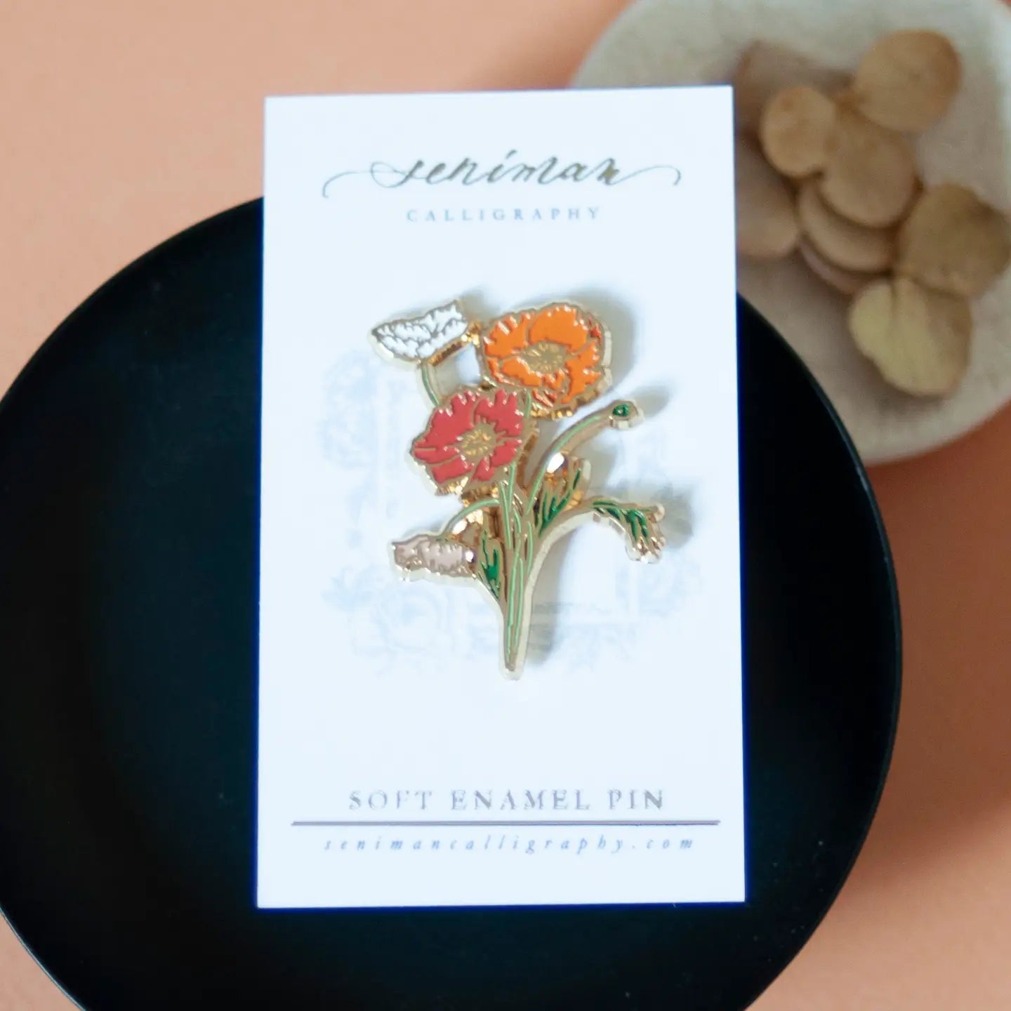 Enamel Pin - Iceland Poppies