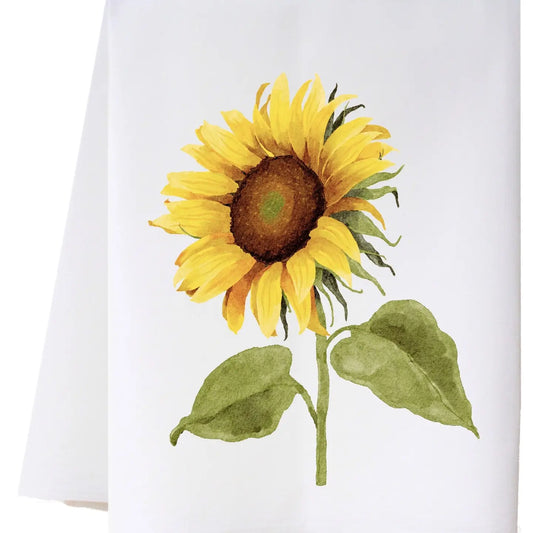 Flour Sack Towel - Single Sunflower