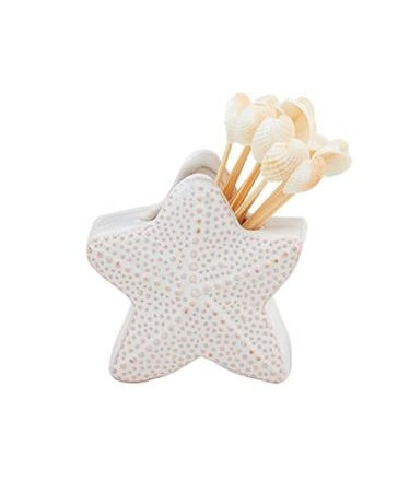 Shell Toothpick Caddy - Starfish