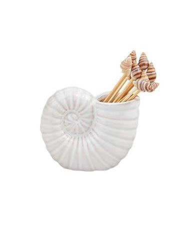 Shell Toothpick Caddy - Conch