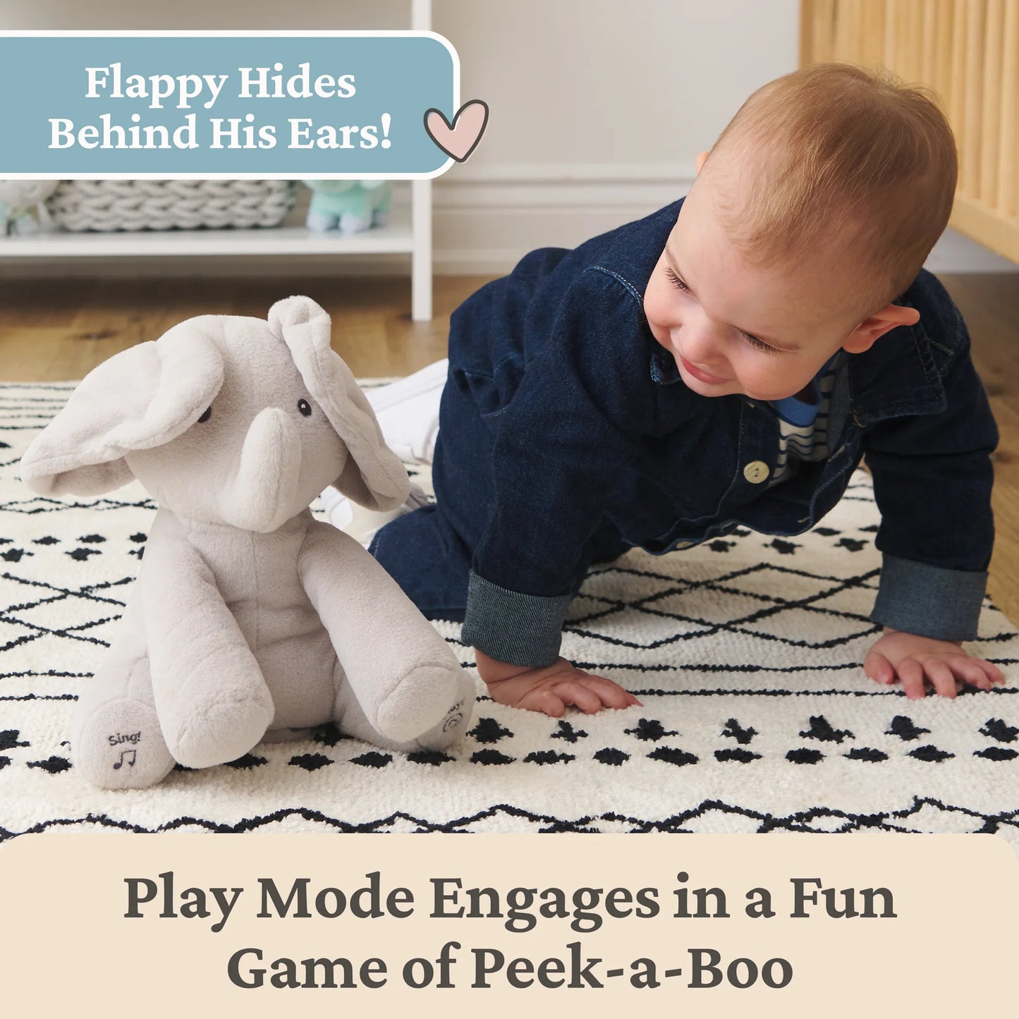 Animated Flappy The Elephant, 12 in