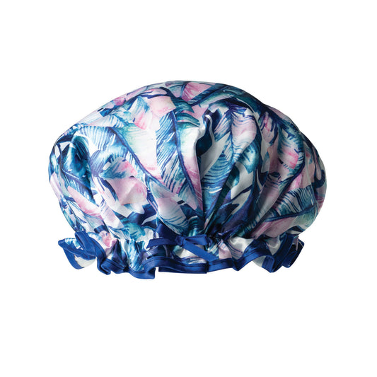 Shower Cap - Navy & Pink