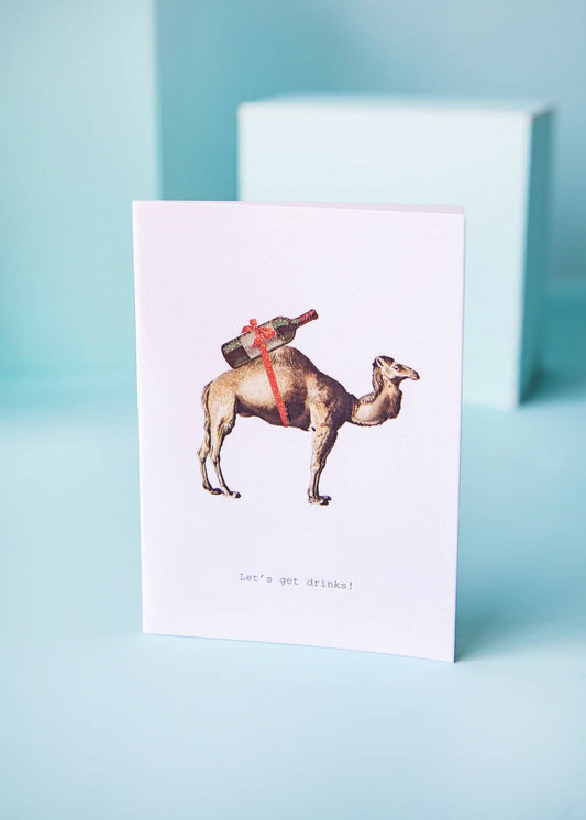 TokyoMilk Mini Greeting Card 3.5x5in - Let's Get Drinks