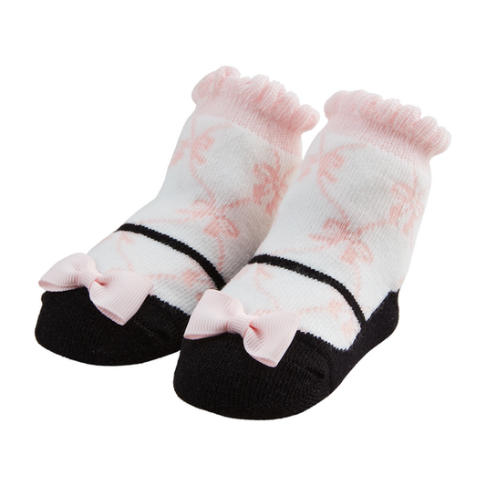 Baby Socks - Pink Bow Mary Jane