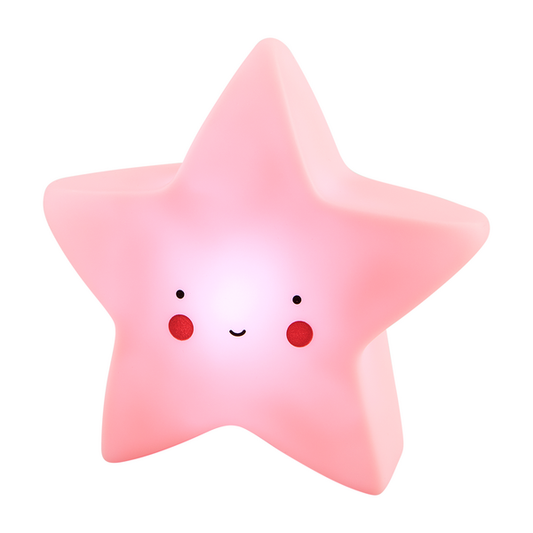 Baby's First Night Light - Pink Star