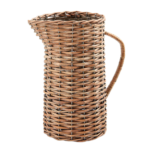 Woven Willow Pitcher - 12in