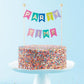 Garland Cake Topper - Party Time