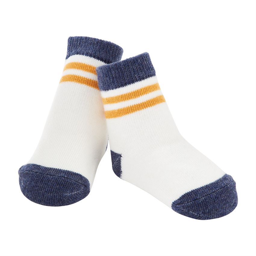 Baby Socks - Mustard Stripe
