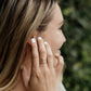 Adjustable Heart Ring - Gold