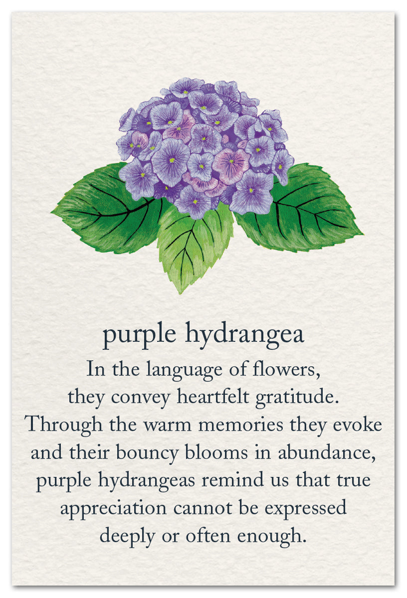 Cardthartic - Purple Hydrangea