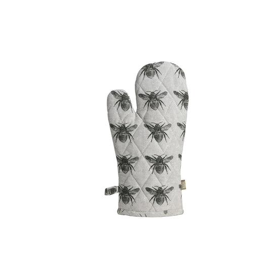 Oven Glove - Olive Green Honey Bee