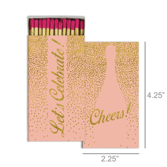 Match Box - Cheers - Gold Foil