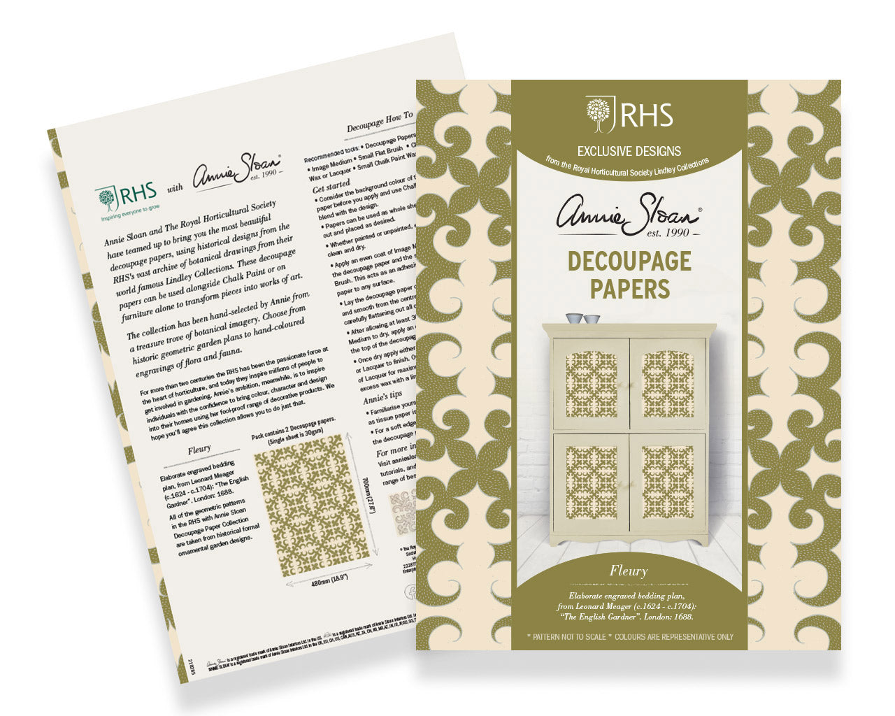 Annie Sloan Decoupage Paper - Fleury
