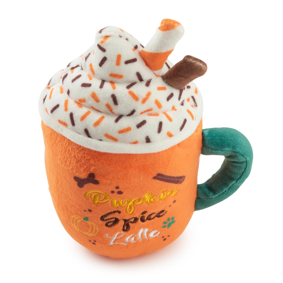 Pumpkin Spice Latte Mug Dog Toy