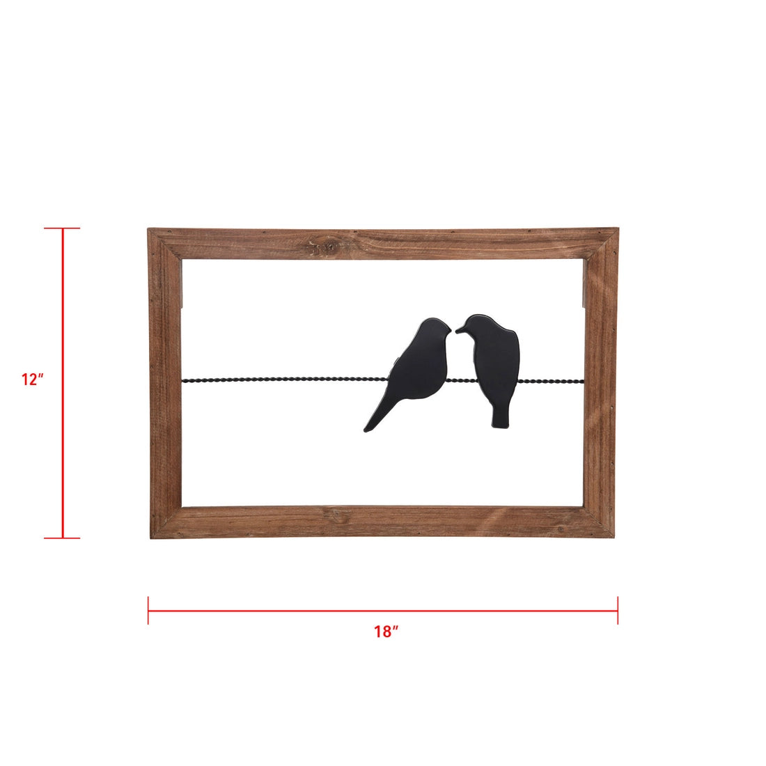 Wall Art 12x18 - Love Birds On A Wire
