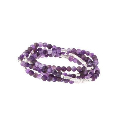 Scout Stone Wrap - Amethyst - Stone of Protection