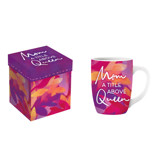 Ceramic Cup w/ Box 14oz - Queen Mom