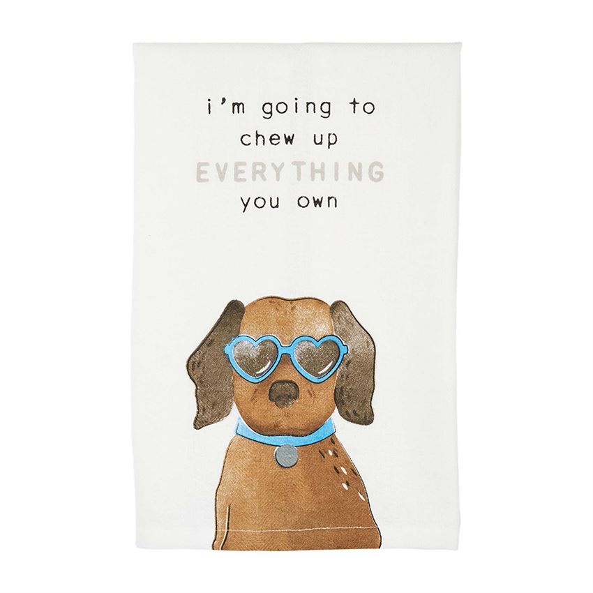 Dog Tea Towel - Everything