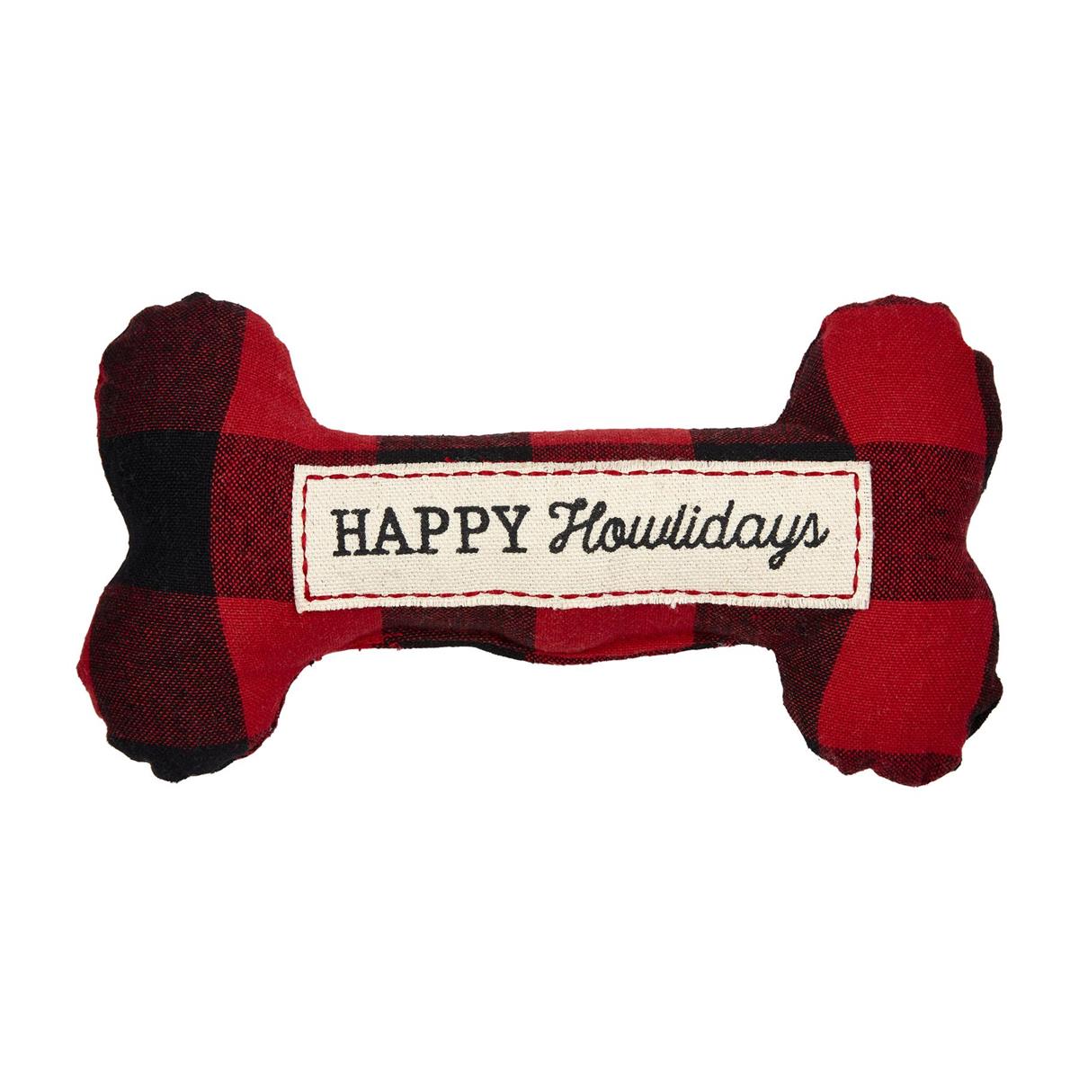 Holiday Dog Bone - Happy Howlidays