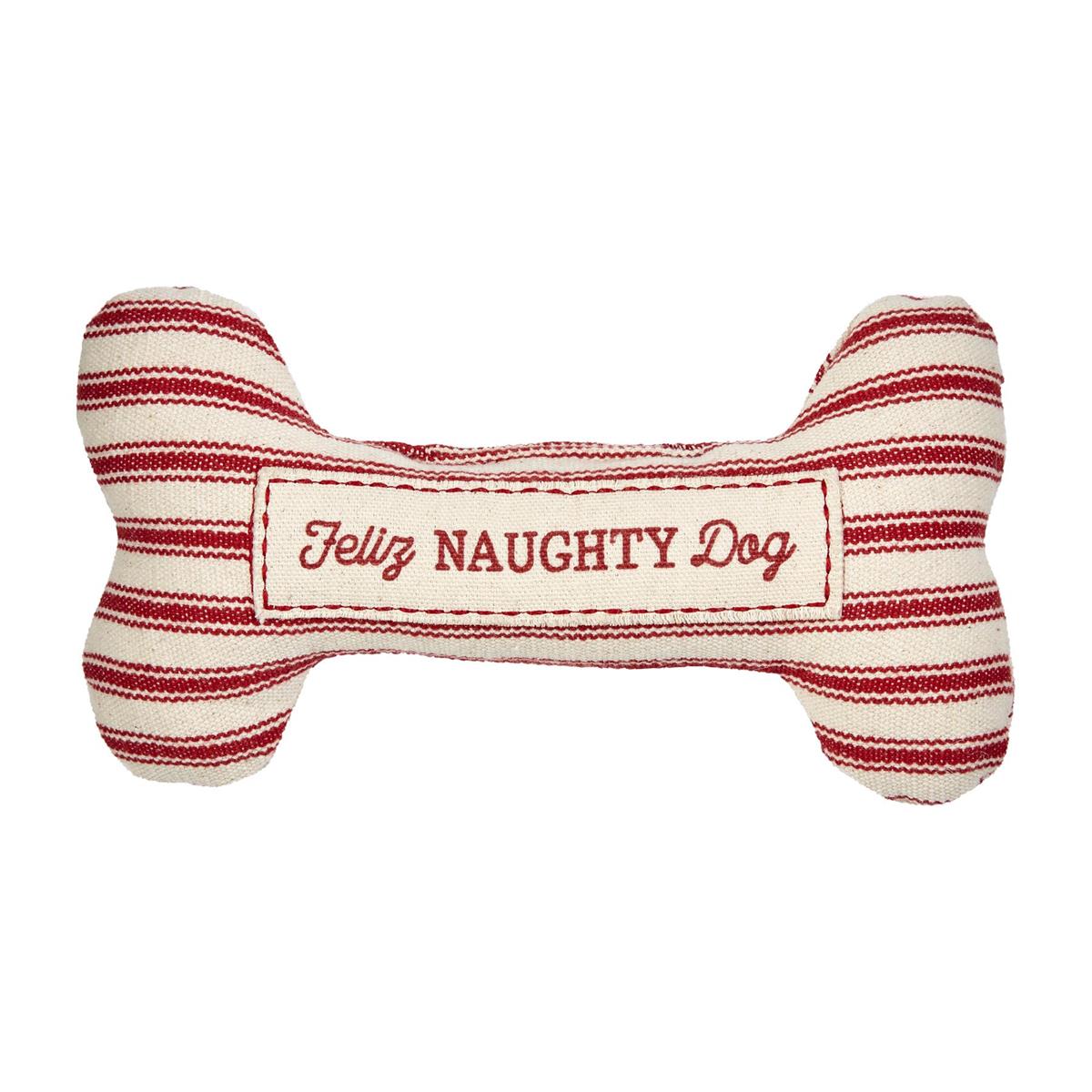 Holiday Dog Bone - Feliz Naughty Dog