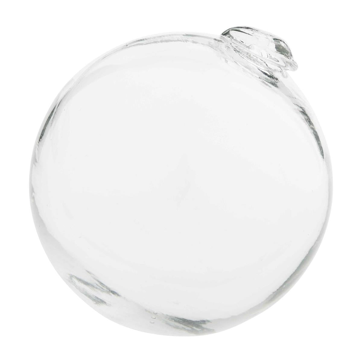 Glass Decor Ball - Clear