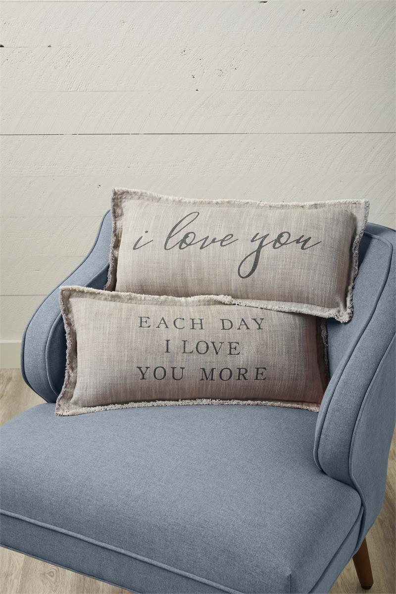 Pillow 11x22 - I Love You