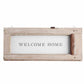 Weathered Welcome Plaque