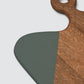 Organic Shaped Mango Wood Cutting Board - Sky Gray