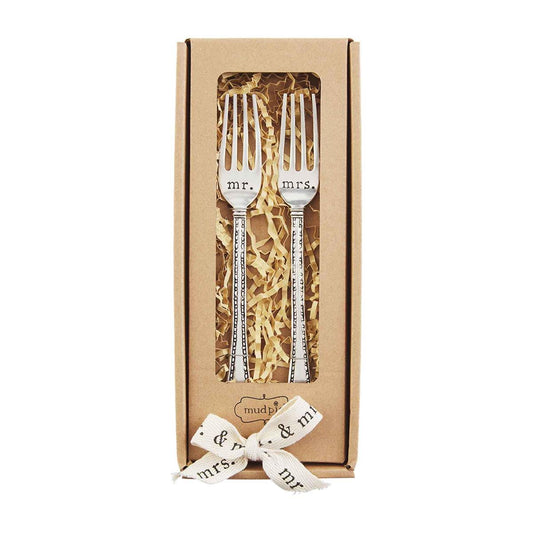 Wedding Fork Set - Mr. & Mrs.