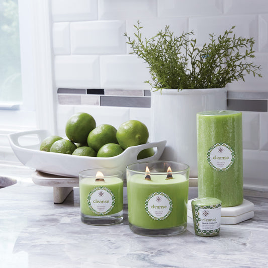 Seeking Balance Candle - "Cleanse" Lime & Galbanum
