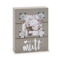 My Mutt Wood & Tin Block Picture Frame