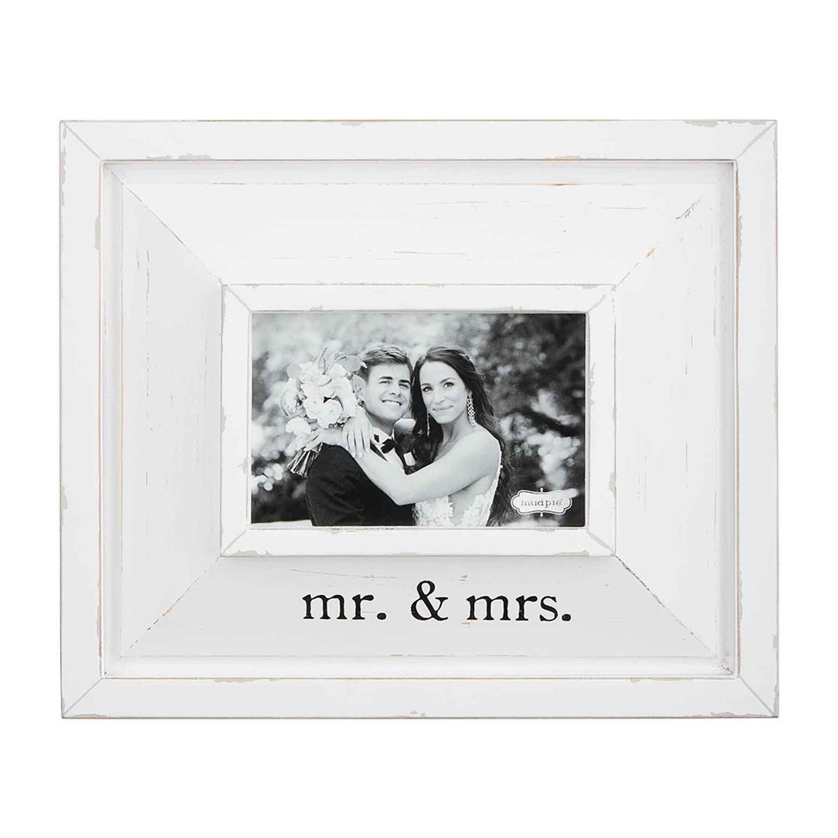 4x6 Photo Frame - Mr. & Mrs.