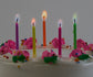 Colored Flame Bday Candles - Lets Eat Cake