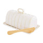 Butter Dish Set - Textured