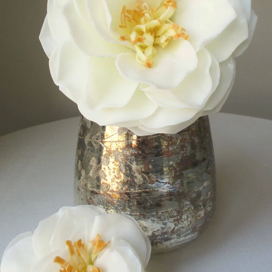 Bathing Petal Soap Flower - White Empress