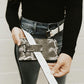 Harper Crossbody - Pink Croc