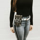 Harper Crossbody - Chocolate Croc