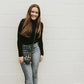 Harper Crossbody - Chocolate Croc