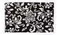 Area Rug 20x31 - Black Floral
