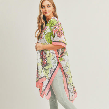 Lightweight Kimono - Floral Print